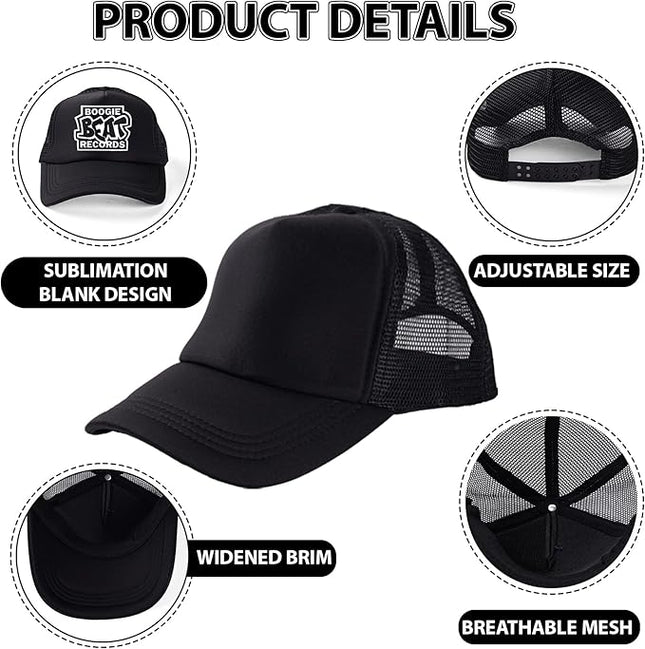 LYDTICK 15 Pack Trucker Hats Bulk Sublimation Blanks Wholesale Mesh Baseball Cap DIY Custom Hats for Men Women