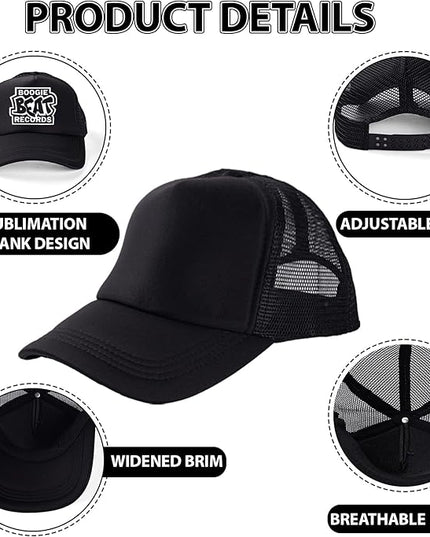 LYDTICK 15 Pack Trucker Hats Bulk Sublimation Blanks Wholesale Mesh Baseball Cap DIY Custom Hats for Men Women