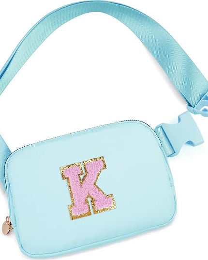 Uygafly Birthday Gifts for 6 7 8 9 10 11 12 13 Year Old Girls,Belt Bag for Women Girls Fanny Pack Crossbody Bags for Kids,Fashion Waist Packs Cute Teen Trendy Stuff Travel Essentials | Blue,K