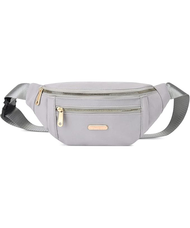 DAITET Crossbody Fanny Pack for Men&Women,Large Waist Bag & Hip Bum Bag with Adjustable Strap for Outdoors Workout Traveling Casual Running Hiking Cycling