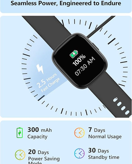 Smart Watch for Women Men Android & iPhone [2 Bands, 44mm case], Alexa Built-in, 1.83'' Smartwatch Make/Answer Call, HR SpO2 Sleep Stress Monitor Fitness Tracker, IP68 Waterproof Step Counter Watch
