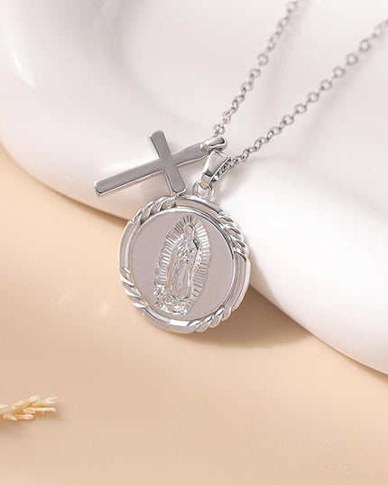 Baydurcan Pendant Necklace for Women Evil Eye Ankh Bow Necklace for Friends Sister Birthday Just Because Christmas Gifts
