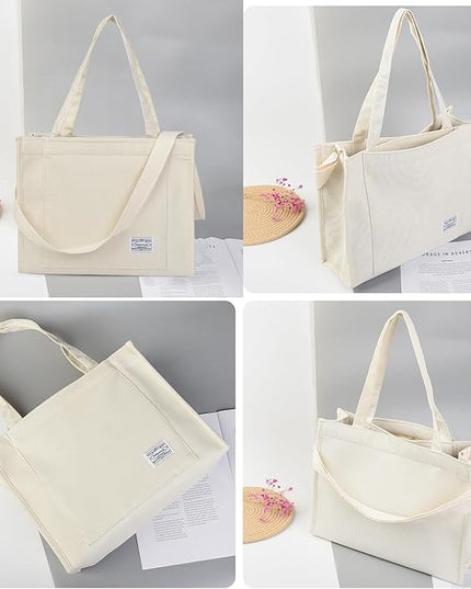 Valleycomfy Corduroy Tote Bag for Women Travel Crossbody Bag Purse Women Shoulder Bags Work Handbags Everyday Hobo Bag