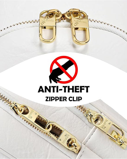 Anti Theft Crossbody Bags for Women Leather Sling Bag Cross Body Travel Purse Chest Bags Fanny Pack Gift Teen Girl