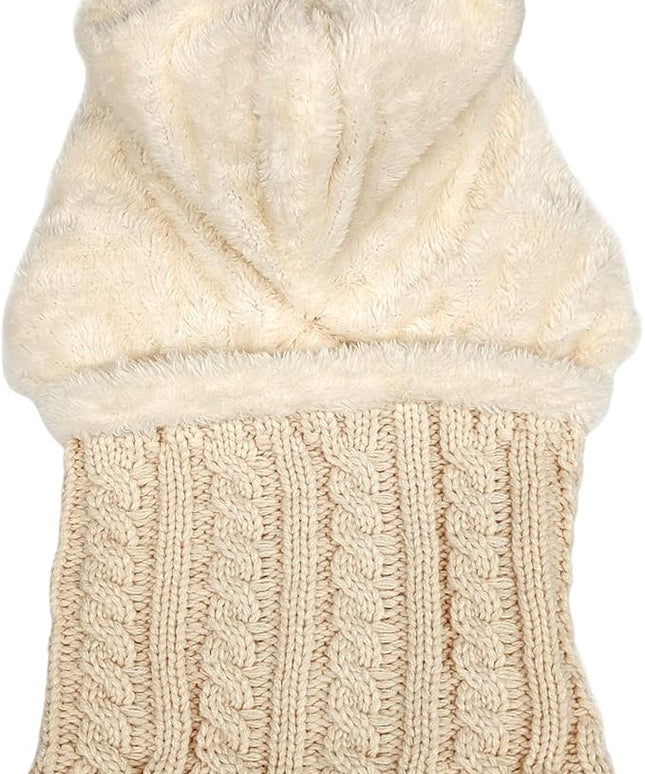 HUAMULAN Women Winter Beanie Hats One Piece Fleece Lined Knit Balaclavas Mask Set Skull Neck Circle Scarf Ski Snow Hat Pompom