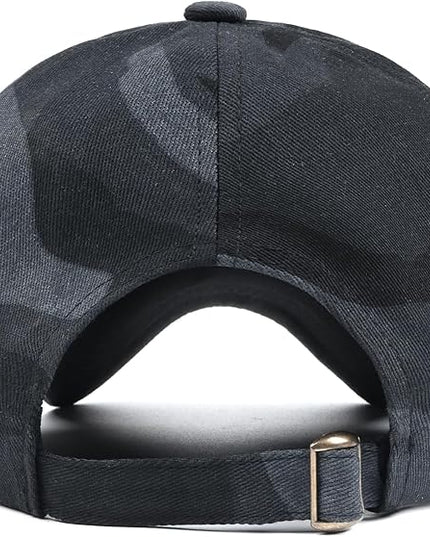 Zylioo XL XXL Oversize Baseball Cap, 100% Cotton Adjustable Dad Hat for Big Heads 23.5"-25.5", Soft Crown Large Size Cap
