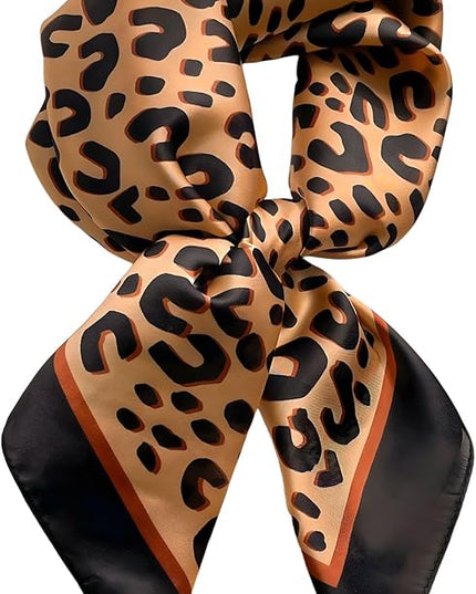 Dailyacc Hair Bandanas Scarf For Women Lightweight Fashion Neck Silk Satin Head Scarves For Sleeping Handbags Scarf