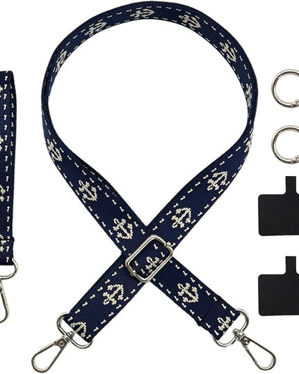 Adjustable 1" Width Phone Crossbody Lanyard and Wristlet Strap - Gift For The Lover In Your Life