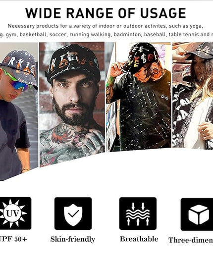 Trendy Unisex Graffiti Baseball Cap, Adjustable Cotton Baseball Cap for Men & Women, Athletic Streetwear Hat