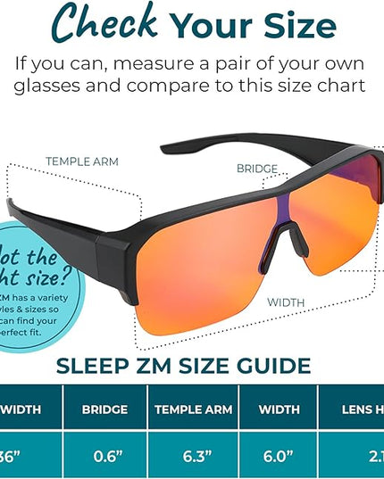 100% Blue Light Blocking Glasses - Women + Men - Better Sleep - Anti Eye Strain Protection - Computer Screens Gaming