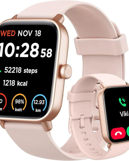 Smart Watch for Women Android & iPhone, Alexa Built-in, IP68 Waterproof Activity Fitness Tracker with Bluetooth Call (Answer/Make), 1.8" Smartwatch with Heart Rate/SpO2/Sleep Monitor, 100+ Sports Mode
