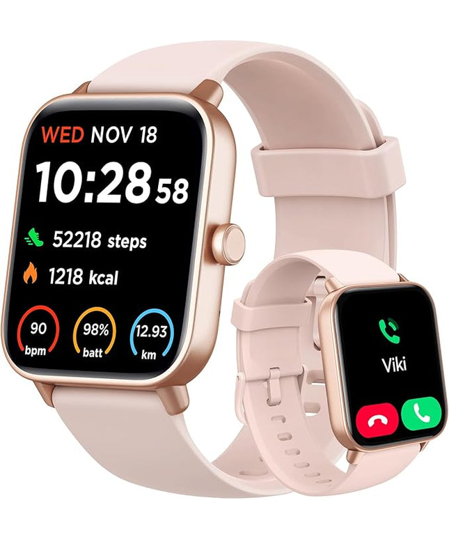 Smart Watch for Women Android & iPhone, Alexa Built-in, IP68 Waterproof Activity Fitness Tracker with Bluetooth Call (Answer/Make), 1.8" Smartwatch with Heart Rate/SpO2/Sleep Monitor, 100+ Sports Mode