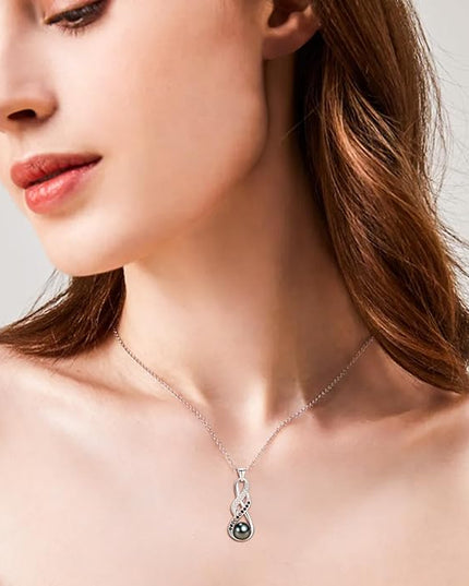 Birthday Gifts for Women Wife Pearl Necklace-Valentinees Gift for Her Grandma Mom on Christmas Day Mothers Day Wedding Gifts Anniversary