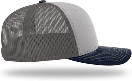 Richardson 112 Trucker Hat - Premium Adjustable Snapback Hat - Structured Six Panel Richardson Blank Caps