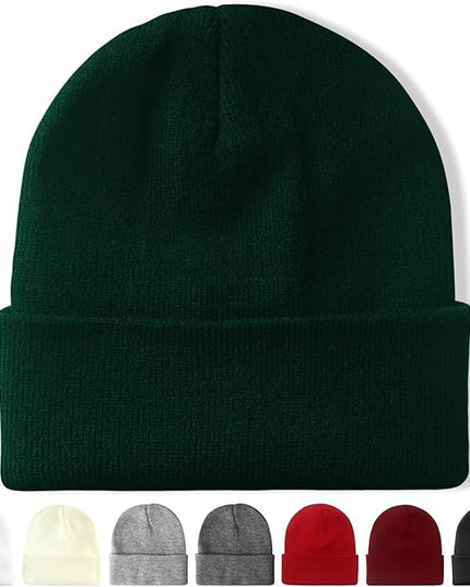 NPQQUAN Beanie for Men Women Winter Hats for Mens Beanie Cuffed Knit Beanies Skull Cap