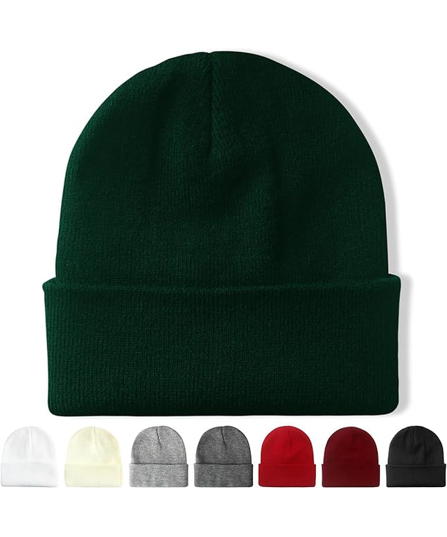 NPQQUAN Beanie for Men Women Winter Hats for Mens Beanie Cuffed Knit Beanies Skull Cap