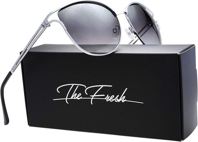 The Fresh Classic Crystal Elegant Women Beauty Design Sunglasses Gift Box
