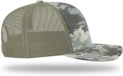 Richardson 112 Trucker Hat - Premium Adjustable Snapback Hat - Structured Six Panel Richardson Blank Caps