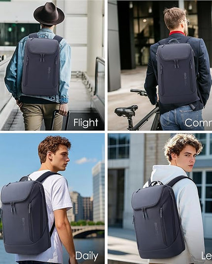 BANGE Commute backpack can hold 15.6 inch laptop,Flight approved carry on backpack for men and woman