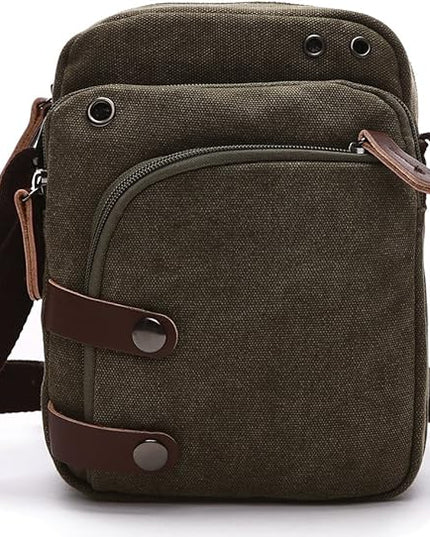 Collsants Mini Crossbody Bags for Women and Men - Small Purses and Handbags - Travel Bag - Canvas Shoulder Purse