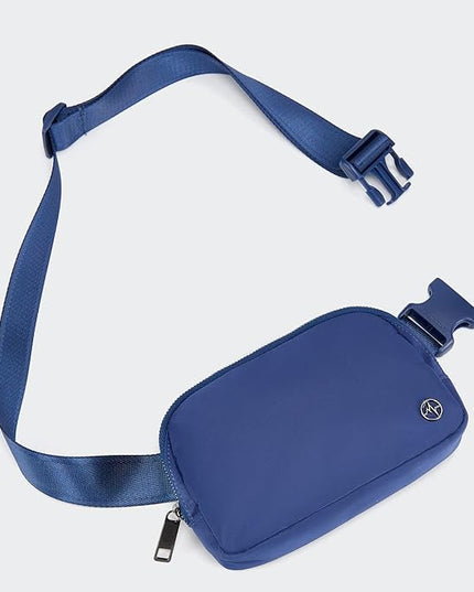 Pander Cross Body Fanny Pack for Women, Fashion Waist Packs, Crossbody Bags, Belt Bag with Adjustable Strap (Blue Perennial).