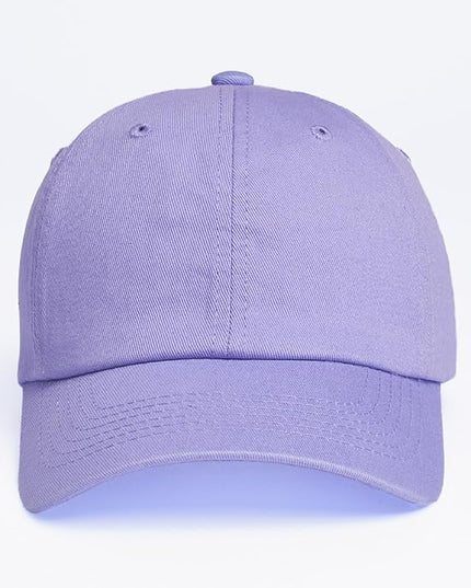 E BY ELIDAN Classic Dad Hat Cotton, Low-Profile Plain Baseball Cap, Adjustable, Breathable and Packable