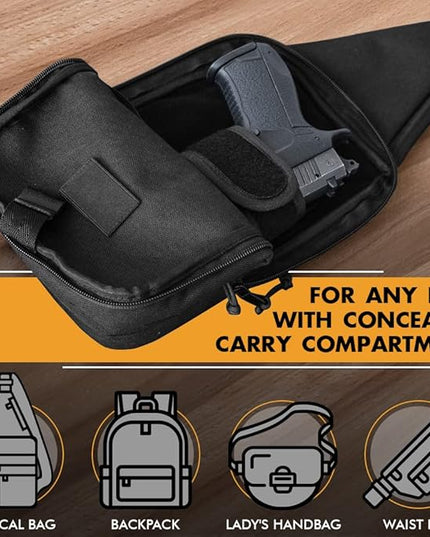 TECEUM Tactical Compact Sling Bag – CCW for Everyday – 10+ Styles – Shoulder EDC Crossbody Bag for Concealed Carry of Handgun