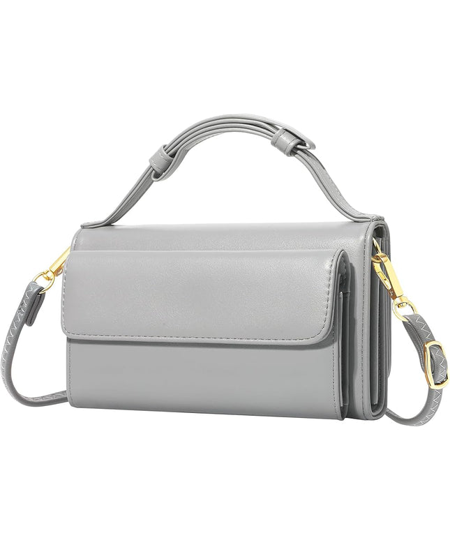 KUKOO Small Crossbody Bag Cell Phone Purse Wallet with Credit Card Slots for Women