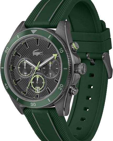Lacoste Mainsail Men's Chronograph Watch - Stainless Steel - Water Resistant up to 5ATM/50 Meters - Contemporary, Sporty - Premium Fashion Timepiece - Gift for Him - 43mm