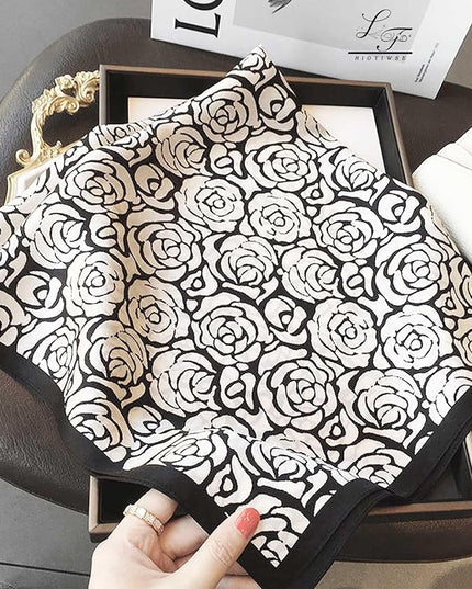 Satin Bandanas Head Scarf For Women Hair Scarves Accessories Lightweight Fashion Wrap Neck Silk Sleeping Headscarf