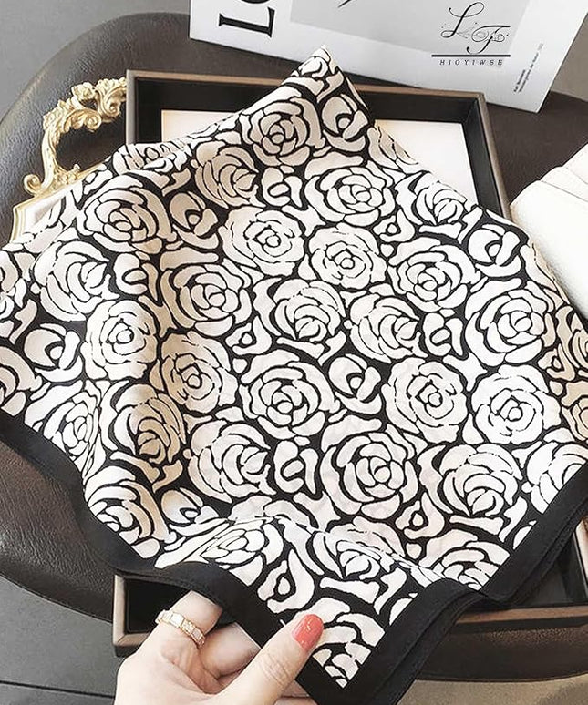 Satin Bandanas Head Scarf For Women Hair Scarves Accessories Lightweight Fashion Wrap Neck Silk Sleeping Headscarf