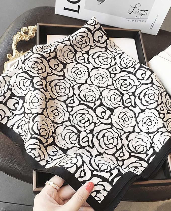 Satin Bandanas Head Scarf For Women Hair Scarves Accessories Lightweight Fashion Wrap Neck Silk Sleeping Headscarf