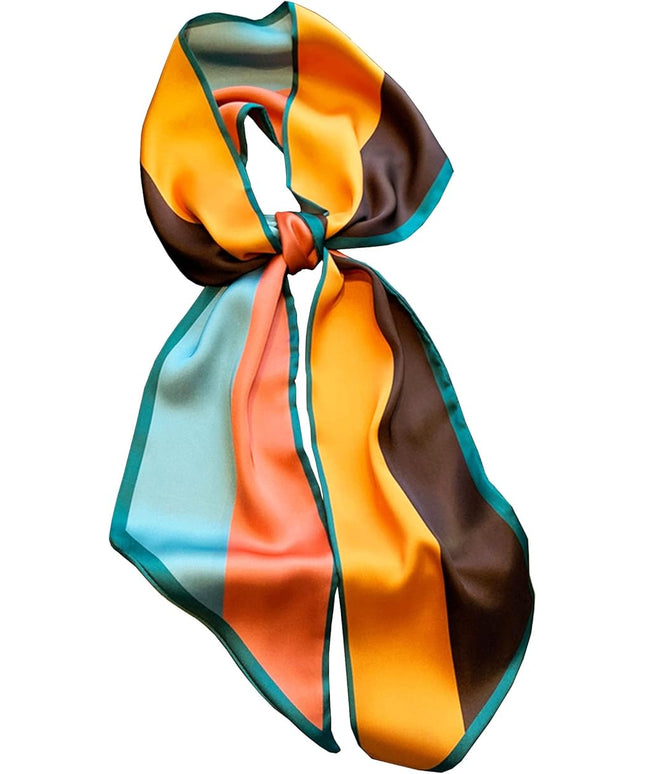 Purse Scarf For Handbags Head Scarves For Women's Hair Bags Scarfs Long Skinny Scarves Fashion Silky