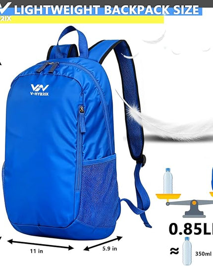 30L Commuter Backpack, Lightweight Laptop Camping Casual Daypacks, Waterproof Gym Travel School Bag Basic Backpack for Men Women-Blue