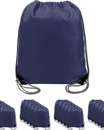 BeeGreen Drawstring Backpack Bags 20,30,50 Packs Reflective String Bags for Gym Sport Trip Cinch Sack DIY for Women Men
