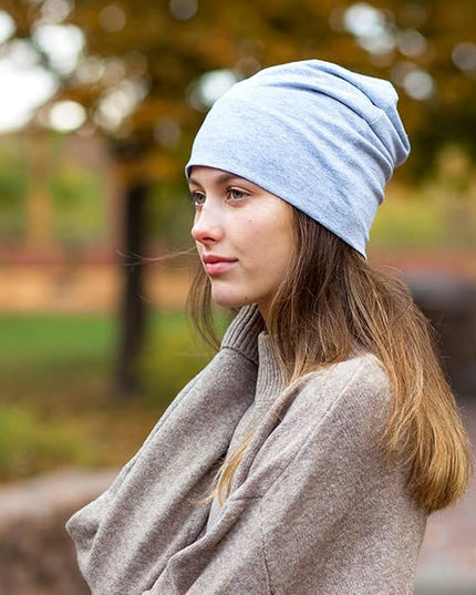 Tergy 4/10/12 Pieces Unisex Beanie Hats for Men Women Slouchy Beanie Hip-Hop Caps Lighweight Soft Skull Caps for Chemo Sleep