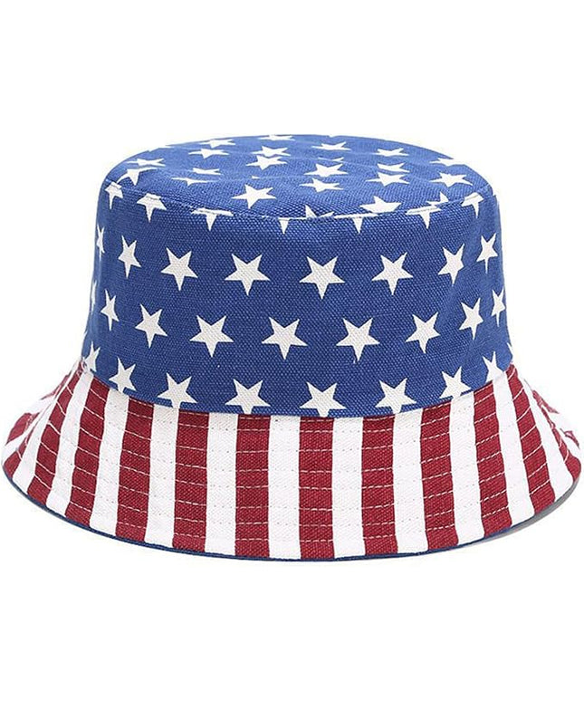 Mashiaoyi Unisex Print Double-Side-Wear Reversible Bucket Hat