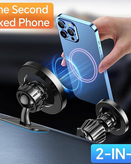Kaistyle for Magsafe Car Mount【20 Strong Magnets】Magnetic Phone Holder for Car Phone Holder Mount Dash Mounted Holders Cell Phone Holders for Your Car Accessories for Women Men for iPhone 17 16 15 14