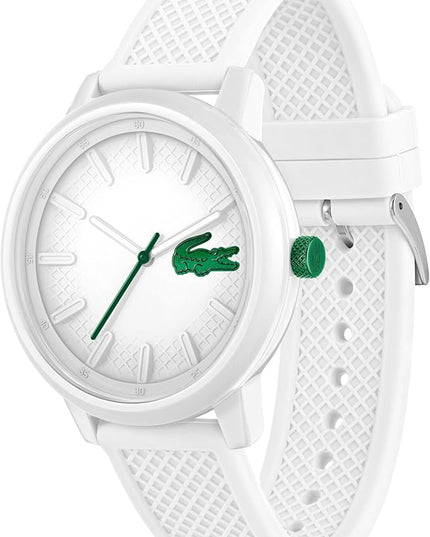 Lacoste L.12.12 Hero Men's Quartz Watch - 48 MM Dial - Silicone Wristband - Water Resistant up to 5ATM/50 Meters - Iconic Design