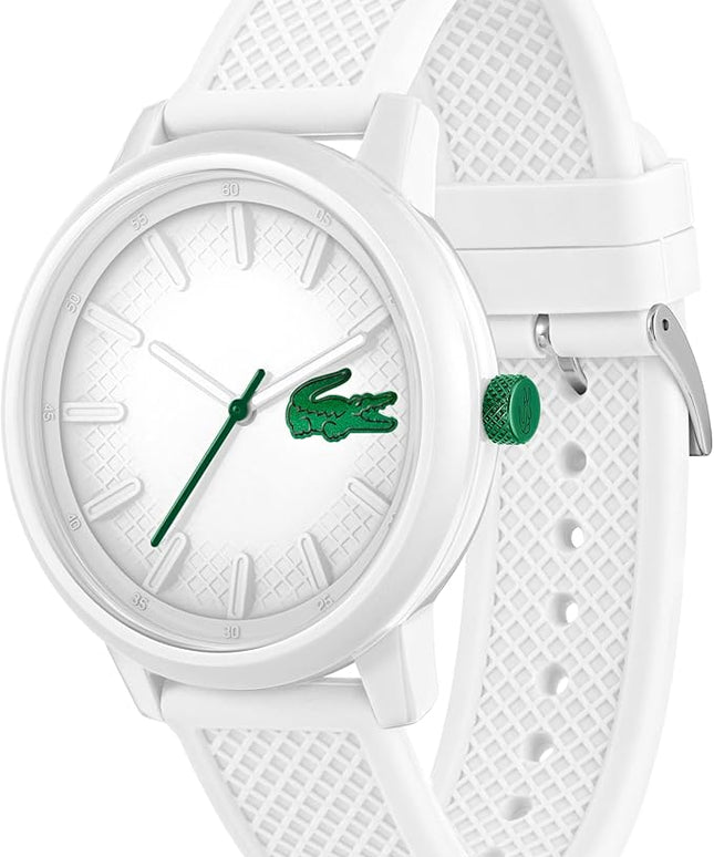 Lacoste L.12.12 Hero Men's Quartz Watch - 48 MM Dial - Silicone Wristband - Water Resistant up to 5ATM/50 Meters - Iconic Design