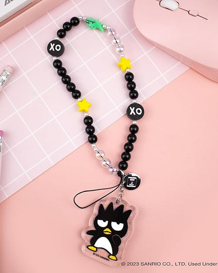 iFace Hello Kitty and Friends Beaded Wristlet Universal Phone Charm Strap - Cute Wrist Chain Lanyard Aesthetic Decor Strap for Cell Phone Camera Keys AirPods Keychains
