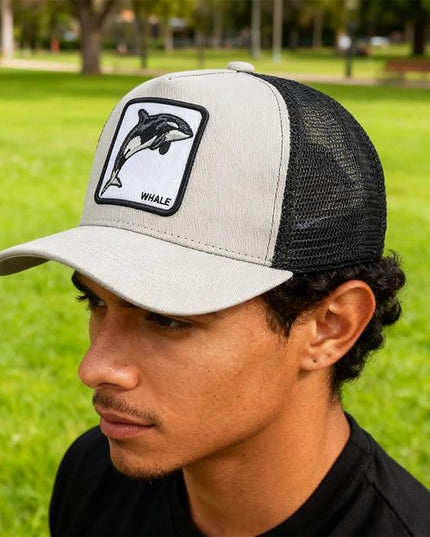 Classic Unisex Various Animal Series Embroidery Farm Adjustable Mesh Snapback Trucker Hat