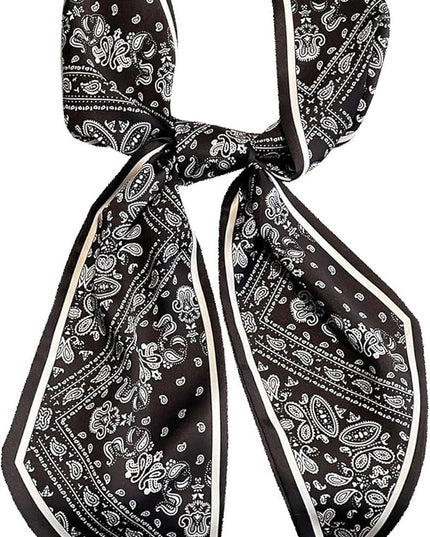 Purse Scarf For Handbags Head Scarves For Women's Hair Bags Scarfs Long Skinny Scarves Fashion Silky