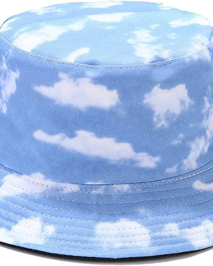 Mashiaoyi Unisex Print Double-Side-Wear Reversible Bucket Hat