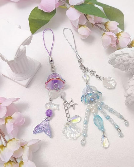 1-4PCS Cute Phone Charms Aesthetic Y2K Cell Phone Charms Strap Strawberry Butterfly Star PhoneCharm Y2K Accessories for Bag Keychain Airpods Camera Pendants Decor