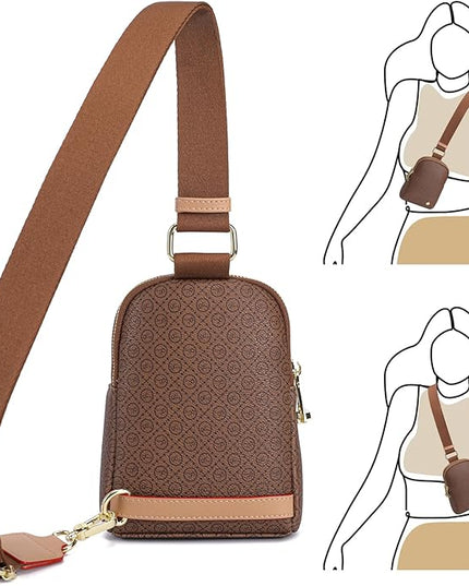 INICAT Small Anti Theft Crossbody Bags Women Valentine's Day Gifts, Vegan Leather Sling Cross Body Purse Travel Essentials