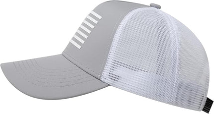 IIN American Flag Mesh Baseball Cap, Patriotic Trucker Hat for Men Women, Quick-Dry Breathable Design, Adjustable Snapback