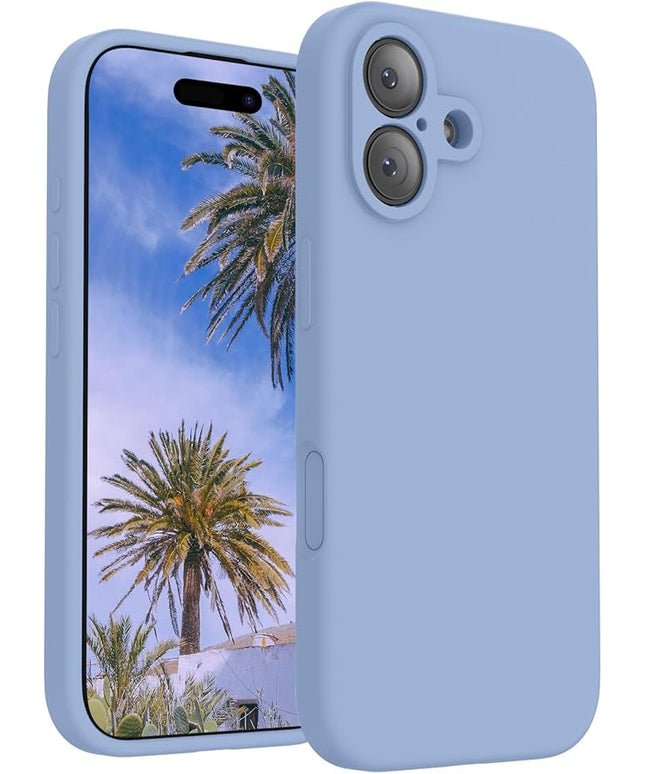 FireNova Magnetic for iPhone 17 Case, Compatible with MagSafe, [Integrated Silicone Camera Control Button] [Camera Protection] Anti-Scratch Microfiber Lining Phone Case, 6.3", Light Blue