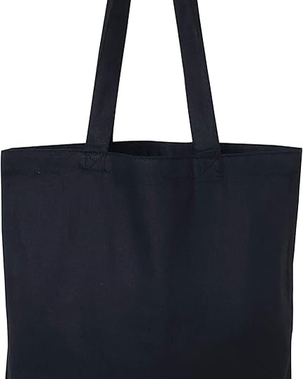 Sturdy Canvas Wholesale Tote Bags with Bottom Gusset 15"W x 16"H x 3"G Blank Totes Great for DIY Painting Printing Embroidery