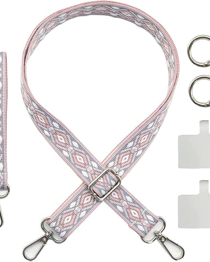 LEMEDE Adjustable Phone Lanyard - Phone Wristlet & Crossbody Phone Strap, Versatile for ID, Camera，Key straps(1" Width)